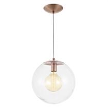 Pendente em Vidro Esfera 30cm Madelustre