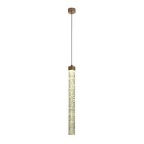 Pendente Empire Cristal Dourado LED 7W 52cm 3 em 1 Pendente Empire Cristal Dourado LED 7W 52cm 3 em 1