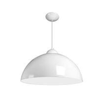Pendente Esfera Branco/Branco 40cm 1X E27 - Caisma - 3714-BR/BR