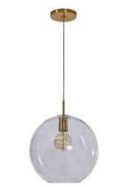 Pendente Esfera Globo Bola 30cm Dourado 236/1