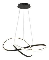 Pendente Espiral Led Preto Infinity Deluxe Preto Pendente Espiral Led Preto Infinity Deluxe Preto