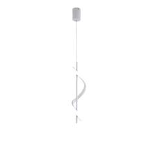 Pendente Espiral Metal Branco 42cm LED 14W 3 em 1 Bivolt Pendente Espiral Metal Branco 42cm LED 14W 3 em 1 Bivolt