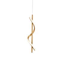Pendente Espiral Metal Dourado 42cm LED 14W 3 em 1 Bivolt Pendente Espiral Metal Dourado 42cm LED 14W 3 em 1 Bivolt