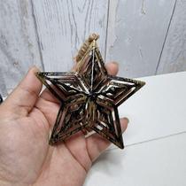 Pendente Estrela Dourada 10cm Pendente Estrela Dourada 10cm