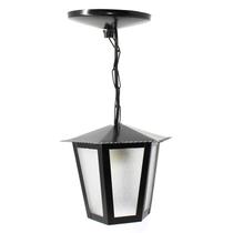 Pendente Externo Preto Sextavado Ideal Pendente Externo Preto Sextavado Ideal
