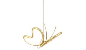 PENDENTE FARFALLA COR: OURO DIMENSOES: C26xL27CM LED 12W BIVOLT 2700K 700LUMENS PENDENTE FARFALLA COR: OURO DIMENSOES: C26xL27CM LED 12W BIVOLT 2700K 700LUMENS
