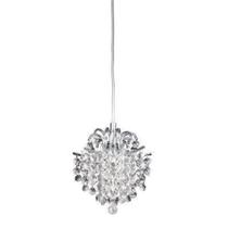 Pendente fiore 16cmx18cm 1xg9 - transparente - hu2106 - BELLA Pendente fiore 16cmx18cm 1xg9 - transparente - hu2106 - BELLA