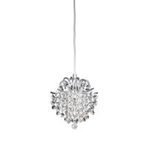 Pendente Fiore Cristais Transparente 1G9 24cm HU2107 Bella