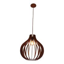 Pendente Flamboyant G Marrom Fosco Classic Lar