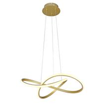 Pendente Fluire Dourado LED 30W 3000K Bivolt SB001 Bella Pendente Fluire Dourado LED 30W 3000K Bivolt SB001 Bella