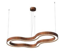 Pendente fox lustres 5010 semi cilíndrico 6x80x45cm madeira, mdf, acrílico e cabo de aço 3000k Pendente fox lustres 5010 semi cilíndrico 6x80x45cm madeira, mdf, acrílico e cabo de aço 3000k