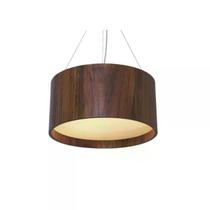 Pendente fox lustres 580 cilíndrico ø40x21cm madeira e acrílico Pendente fox lustres 580 cilíndrico ø40x21cm madeira e acrílico