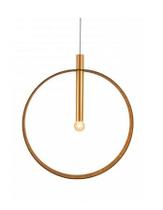 Pendente fox lustres hoop 5x40cm madeira 1xe27