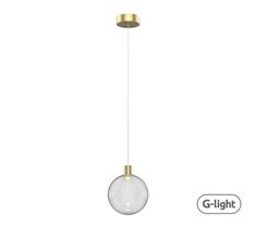 Pendente G-light Sopro Led 7w 3000k Dourado Escov