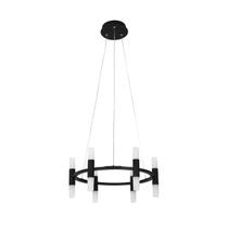 Pendente Genova Preto 48cm Led 36W 4000K Bivolt