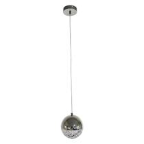 Pendente Globo Cromado 15cm Led 12W 3200K Bivolt