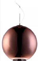Pendente Globo De Vidro Bronze 25cm 1 Lamp. E27 - Chandelie Pendente Globo De Vidro Bronze 25cm 1 Lamp. E27 - Chandelie