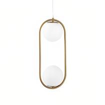Pendente Globo Ring Oval 2XE27 Cobre 6345 Lumimais - MBLED Pendente Globo Ring Oval 2XE27 Cobre 6345 Lumimais - MBLED