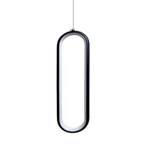 Pendente Golden Moderno LED Branco Quente Dourado/Preto Em Metal Bivolt 17W 8018 - Aaa Top