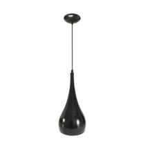 Pendente Gota Preto Brilho e Branco - Rioprelustres - PD864-PTO/BCO