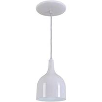 Pendente Gota Teat Luminária Lustre Alumínio E27 Branco Brilhante