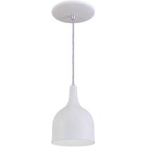 Pendente Gota Teat Luminária Lustre Alumínio E27 Branco Fosco Pendente Gota Teat Luminária Lustre Alumínio E27 Branco Fosco