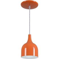 Pendente Gota Teat Luminária Lustre Alumínio E27 Laranja Pendente Gota Teat Luminária Lustre Alumínio E27 Laranja