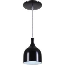 Pendente Gota Teat Luminária Lustre Alumínio E27 Preto Fosco Pendente Gota Teat Luminária Lustre Alumínio E27 Preto Fosco