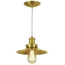 Pendente Industrial 22 Cm Retro Nordic Dourado Gold Pendente Industrial 22 Cm Retro Nordic Dourado Gold