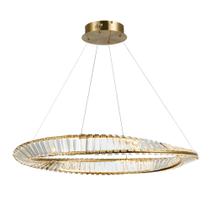 Pendente Inis Dourado 80cm 72w 3000k Led - Dw012s - Bella