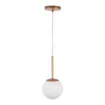 Pendente Jabuticaba /1 Globo de Vidro - Rose Gold