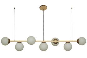 Pendente Jabuticaba 7 Esferas Dourado Fosco Pendente Jabuticaba 7 Esferas Dourado Fosco