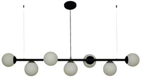 Pendente Jabuticaba 7 Esferas Preto Fosco Pendente Jabuticaba 7 Esferas Preto Fosco