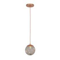 Pendente Jabuticaba Cobre 1 Bola Esfera Globo De Vidro Pendente Jabuticaba Cobre 1 Bola Esfera Globo De Vidro