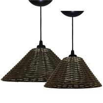 Pendente Junco Chapéu Chines 30cm Tabaco