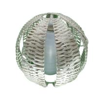 Pendente Junco Tulipa 30cm - Branco