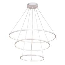 Pendente Jupiter 3 Argolas Brancas Led 46w