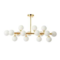 Pendente Jupiter Retangular Dourado Arquitetizze