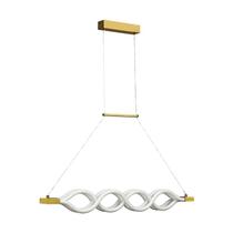 Pendente LED 38W Four Cord Bronze 3000K