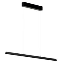 Pendente Led Dimerizavel Aluminio Preto 12w 3000k Strip