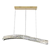 Pendente Led Hoop 30w Selecionavel 3000k ou 4000 ou 6000k Dourado Bivolt Eletrorastro