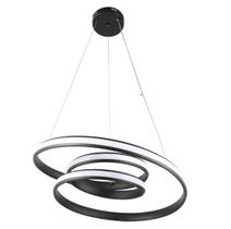 Pendente Led Infinity 57cm Mesa Sala De Jantar Gourmet Quarto Pendente Led Infinity 57cm Mesa Sala De Jantar Gourmet Quarto