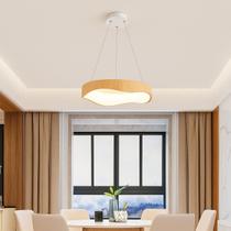 Pendente Led Luminária Orgânico Altura Ajustável Madeira Teto Sala Cozinha Quarto Mesa Luz 3em1 Bivolt