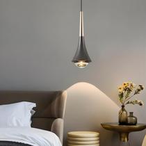 Pendente Led Luminária Vidro Grafite e Dourado Cone Luxo Luz Quente 3000K Teto Quarto Sala Bivolt Pendente Led Luminária Vidro Grafite e Dourado Cone Luxo Luz Quente 3000K Teto Quarto Sala Bivolt