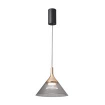 Pendente led lux 7w 19x180cm3000k 490lm preto/dourado bivolt Pendente led lux 7w 19x180cm3000k 490lm preto/dourado bivolt
