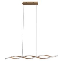 Pendente Led Metal Silicone Dourado 30w 3000k Flow