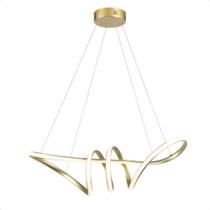 Pendente Led Moderno Taschibra Loop 38w Luz Quente 3000k Bivolt Ouro Pendente Led Moderno Taschibra Loop 38w Luz Quente 3000k Bivolt Ouro