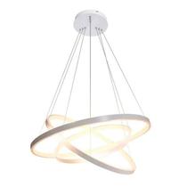 Pendente Led Montreal 3 Arcos Branco 89w Branco Quente Casual Light