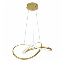 Pendente Led Orgon 58w Branco Quente 2800lm Dourado 80cm Bivolt Casual Light