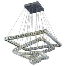 Pendente Led Quadrado Tokyo 132wtky8080132w4kqdpd Bronzearte
